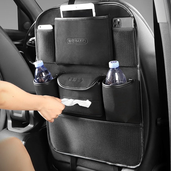 Car Seat Back Organizer 8 Pockets Backseat Storage