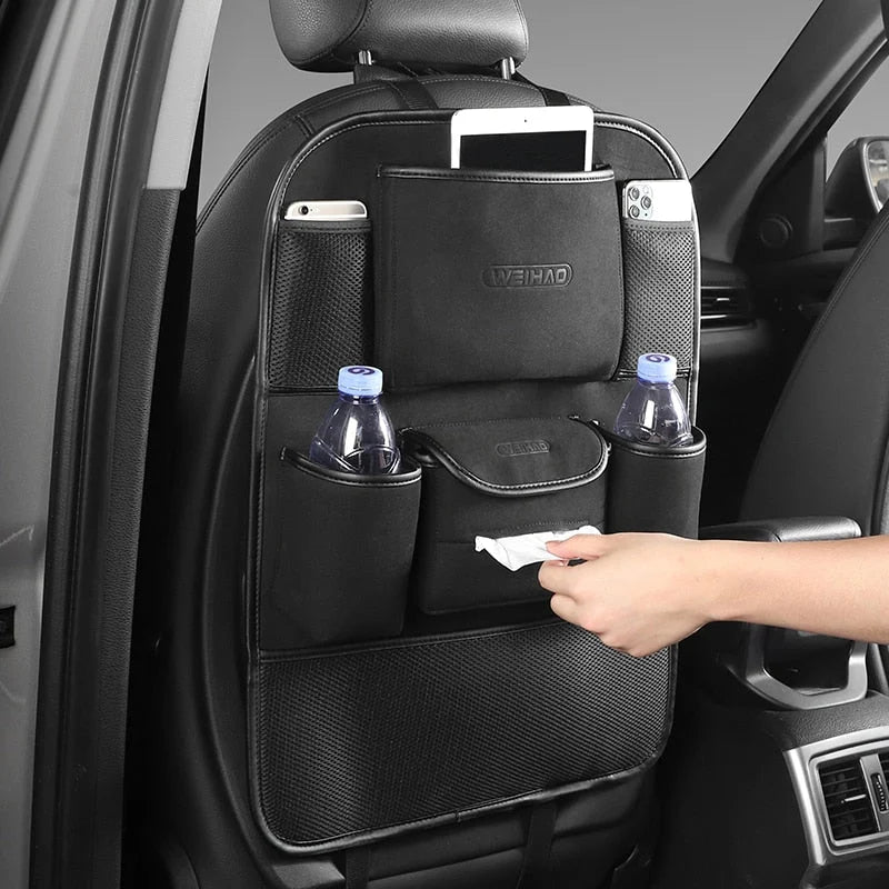 Car Seat Back Organizer 8 Pockets Backseat Storage