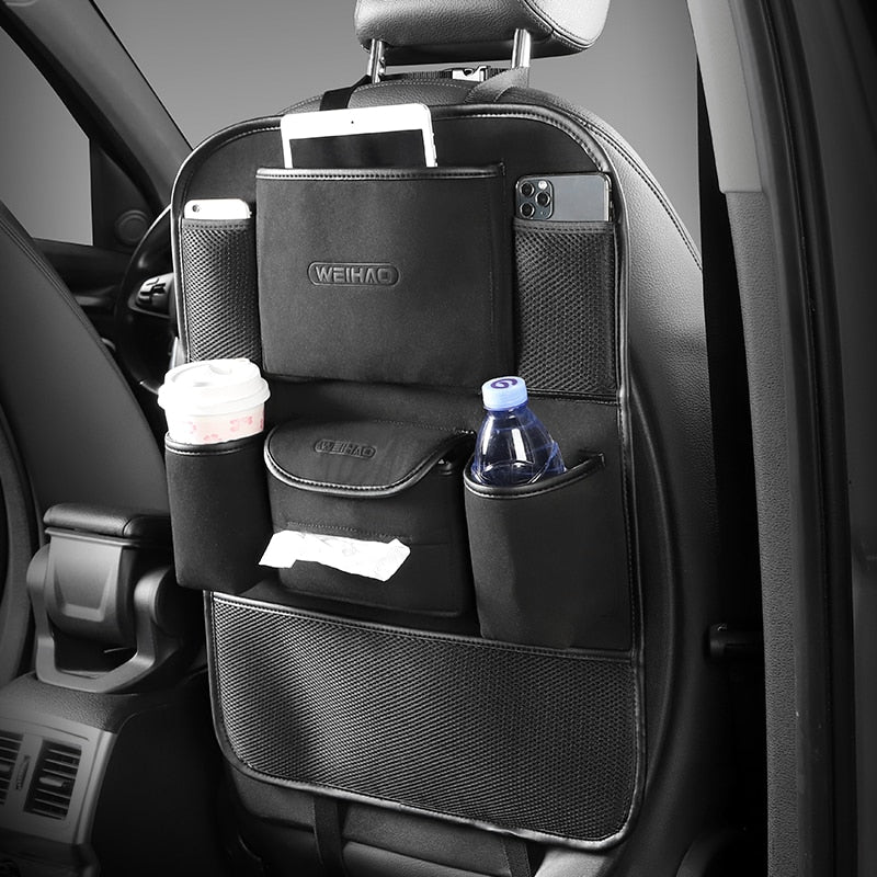 Car Seat Back Organizer 8 Pockets Backseat Storage