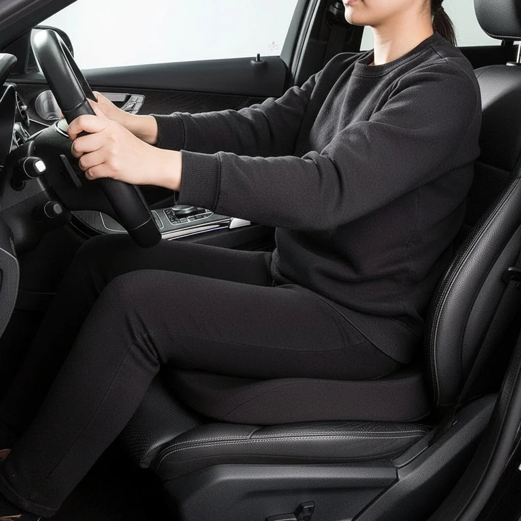 Car Seat Cushion Adjustable Memory Foam Breathable