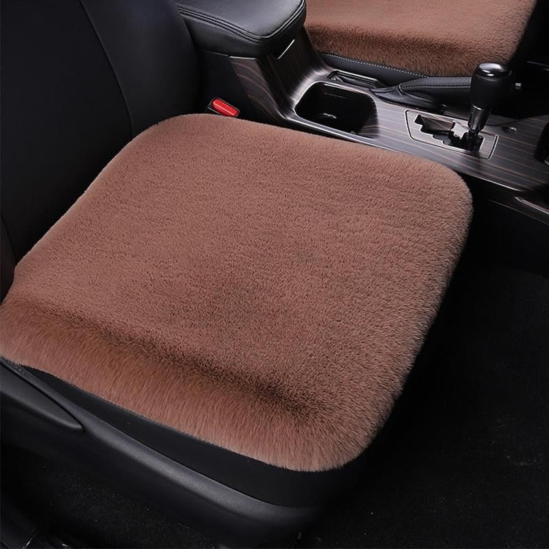 Car Seat Cushion Pad Pure Wool Warm & Breathable Comfort