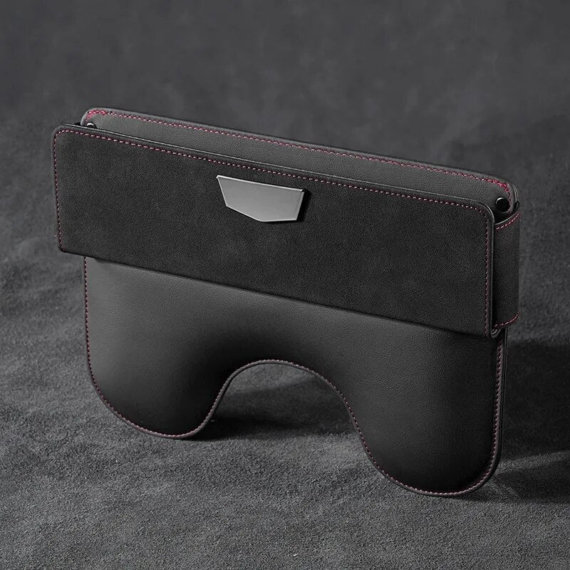Car Seat Gap Organizer Suede & Leather Console Storage