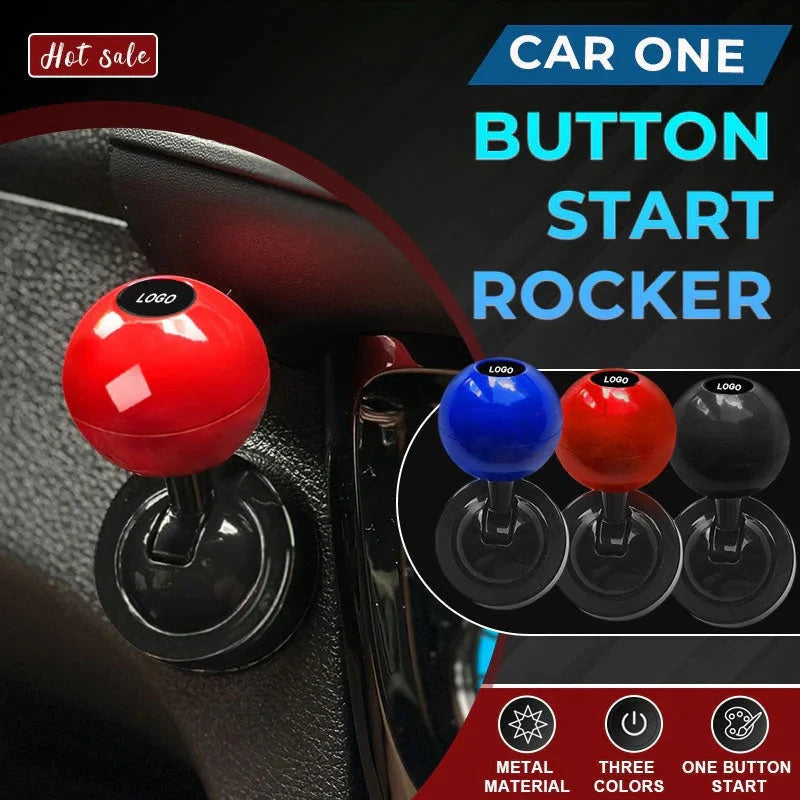 Car Shift Knob One-Button Start Ergonomic Grip