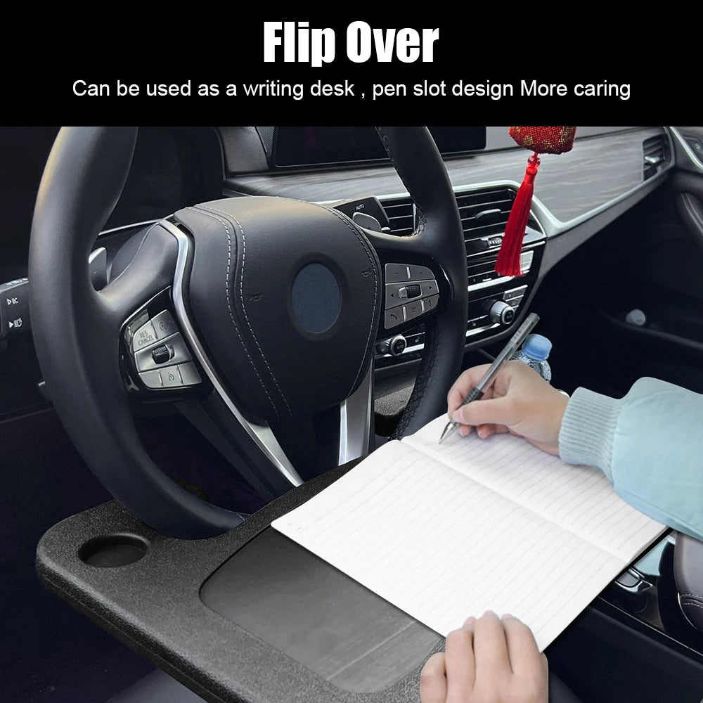 Car Steering Wheel Tray Adjustable Angle & Height