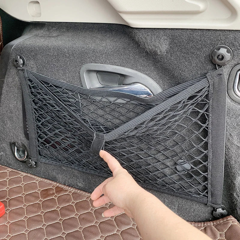 Car Storage Net Stretchable Mesh Secure Mounting