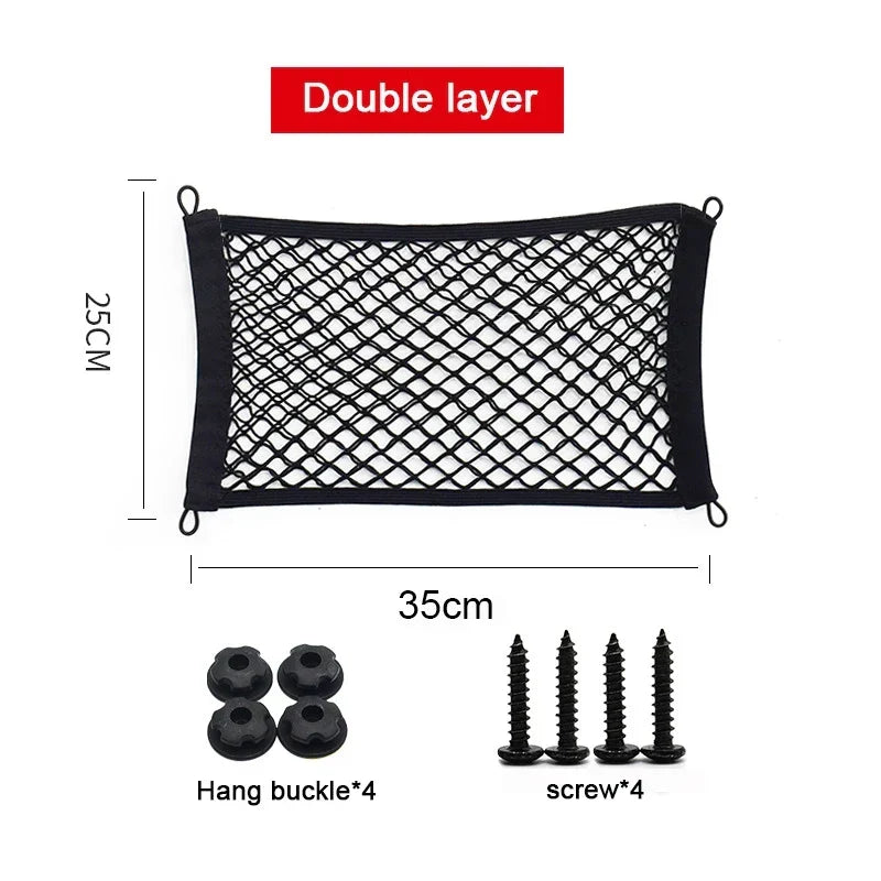 Car Storage Net Stretchable Mesh Secure Mounting