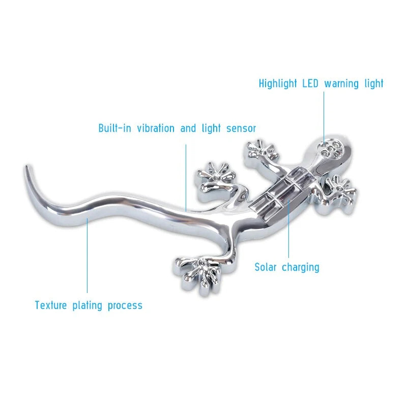 Car Strobe Light Solar-Powered Vibration-Activated Waterproof