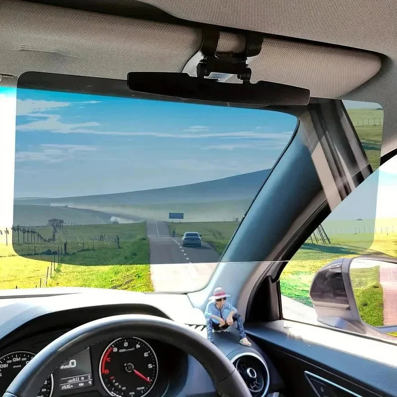 Car Sun Visor Extender Polarized Lens 180-Degree Adjustable