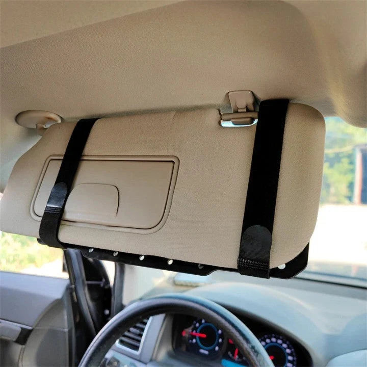 Car Sun Visor Organizer ABS Plastic Compact Storage