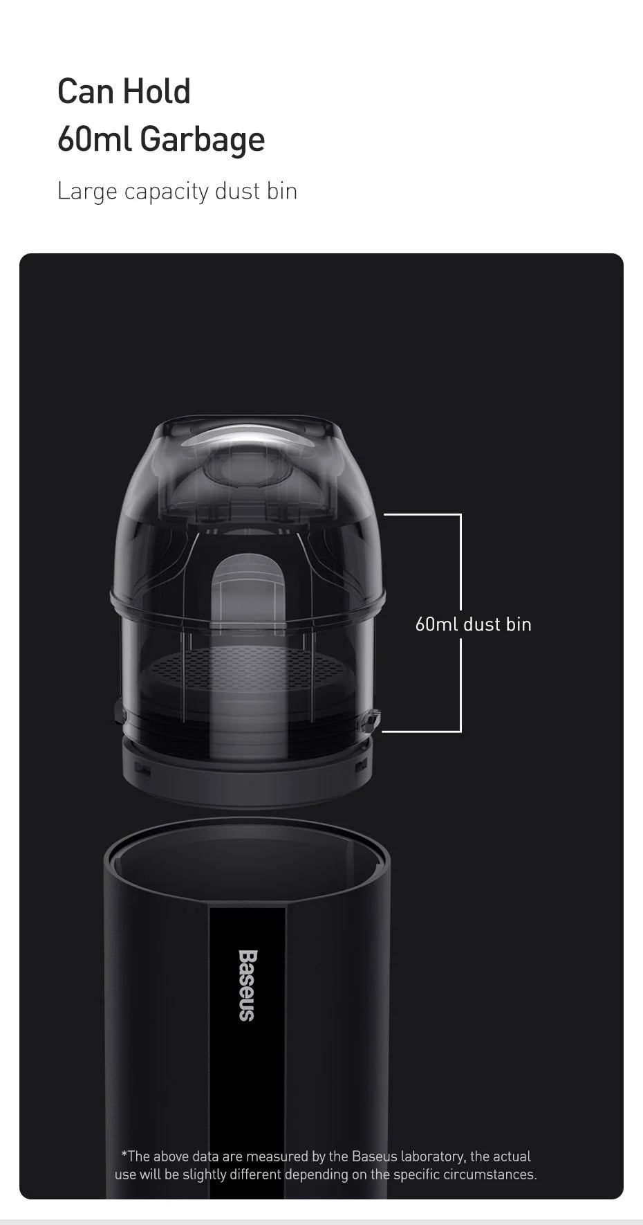 Car Vacuum Cleaner Cordless 5000Pa Strong Suction Rechargeable