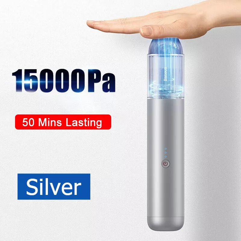 Car Vacuum Cordless 15000Pa Suction 50-Minute Battery Life