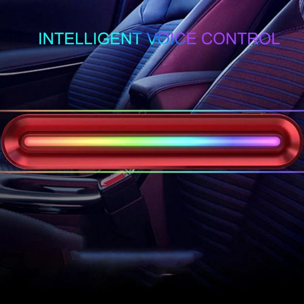 Car Vent Air Freshener Seven-Color LED Light Rechargeable