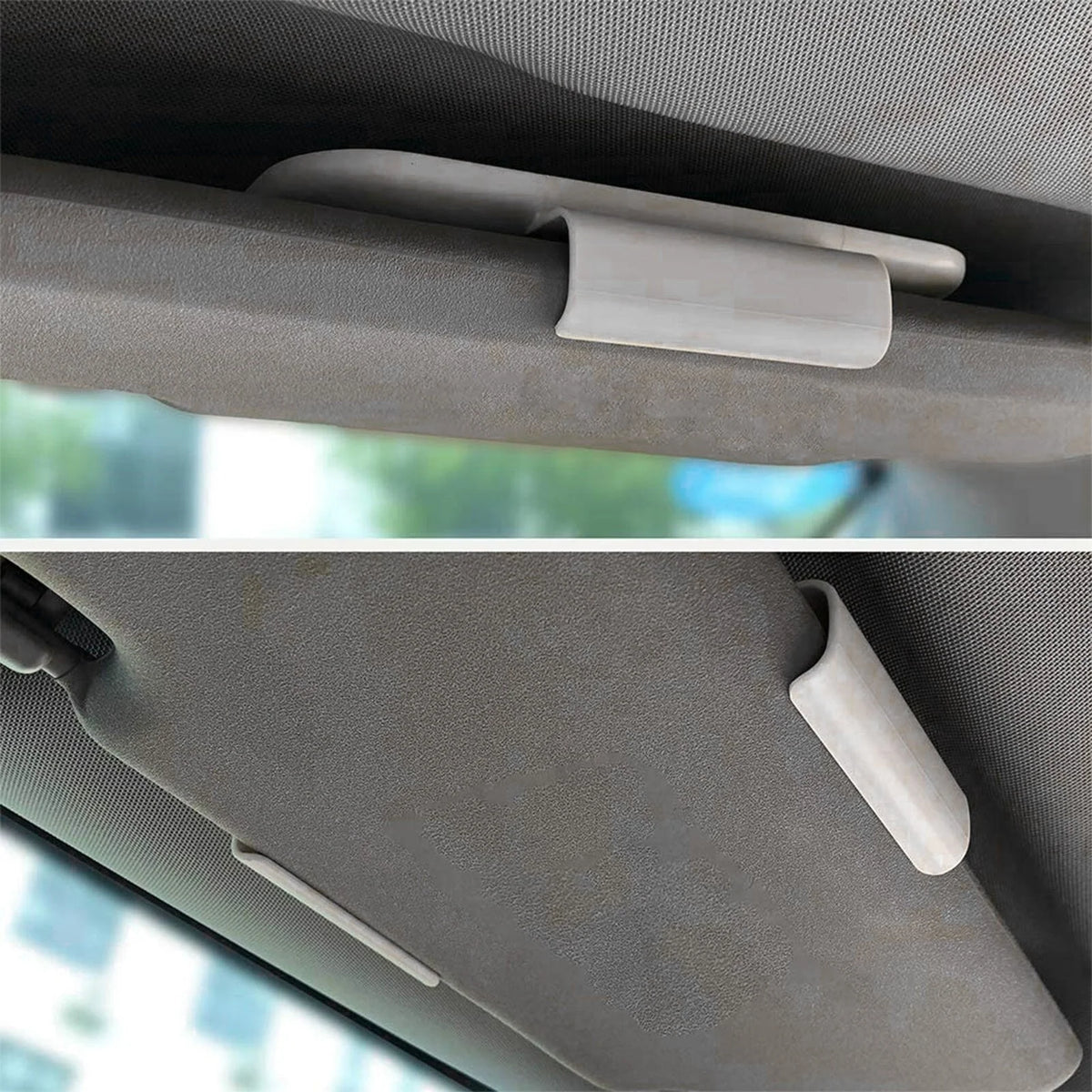 Car Visor Makeup Mirror LED Adjustable Brightness