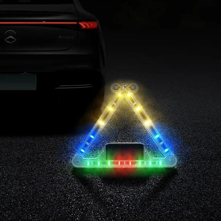 Car Warning Light Solar & USB Charging Waterproof