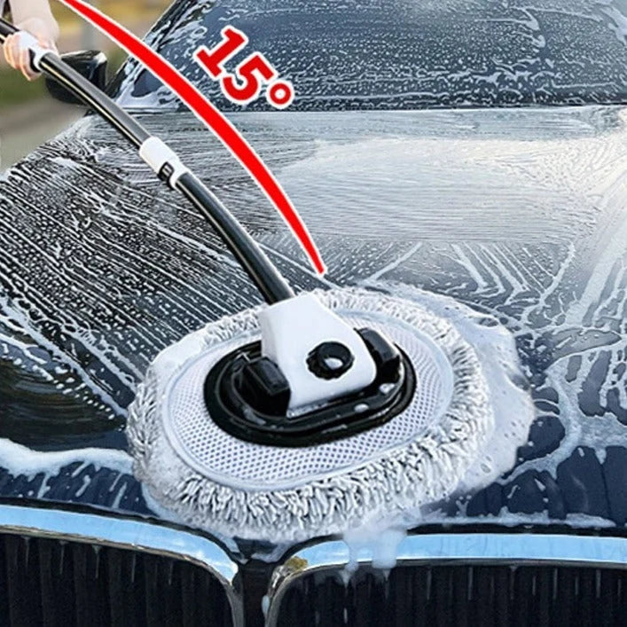 Car Wash Brush Extendable Handle Soft Chenille Bristles
