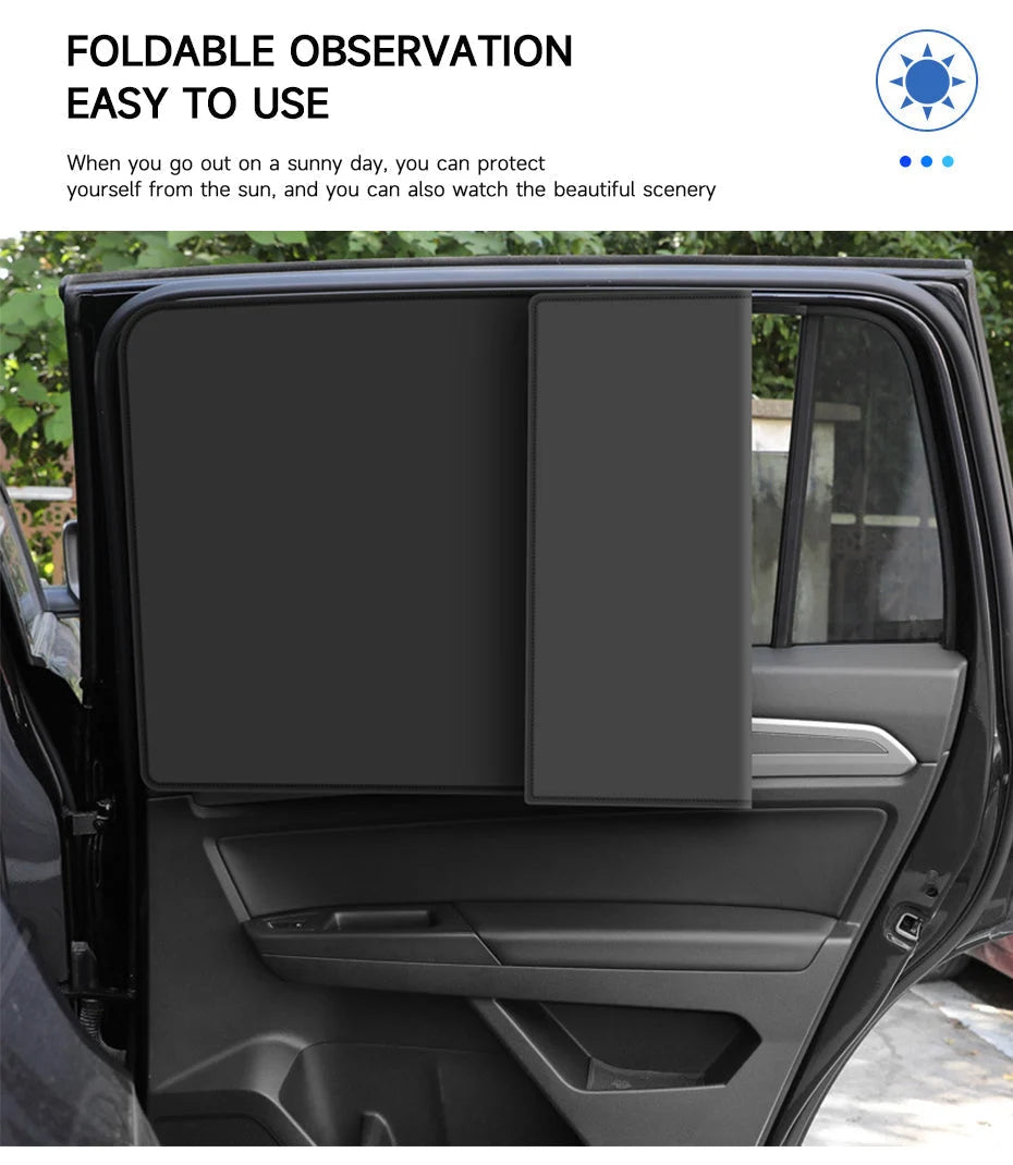 Car Window Sunshades Magnetic UV Protection Privacy