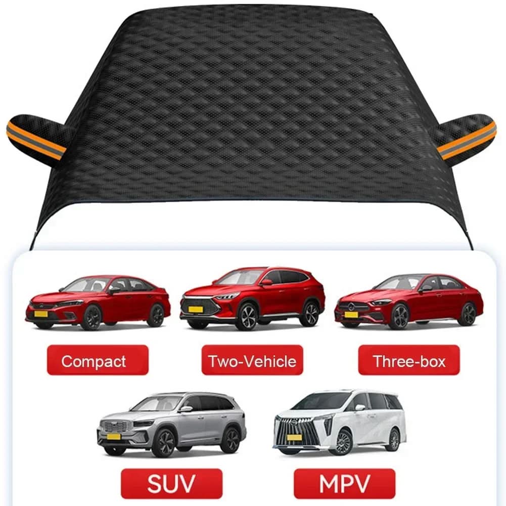 Car Windshield Cover Magnetic Frost-Resistant Heat-Reflective