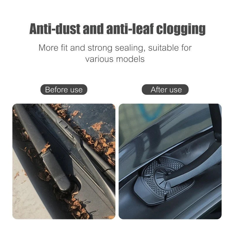 Car Wiper Protector Silicone Weather-Resistant Universal Fit Set of 2