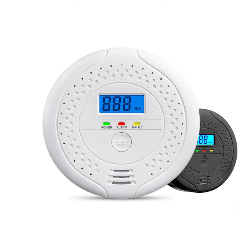 Carbon Monoxide Detector Electrochemical Sensor Battery Powered Audible Alarm