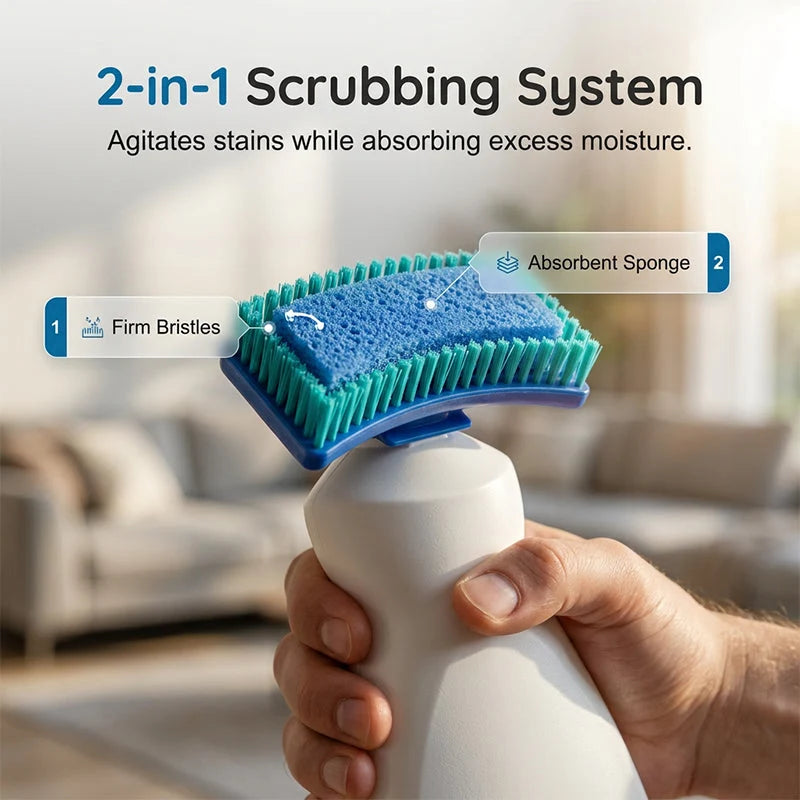 Carpet & Upholstery Cleaner No-Rinse With Brush