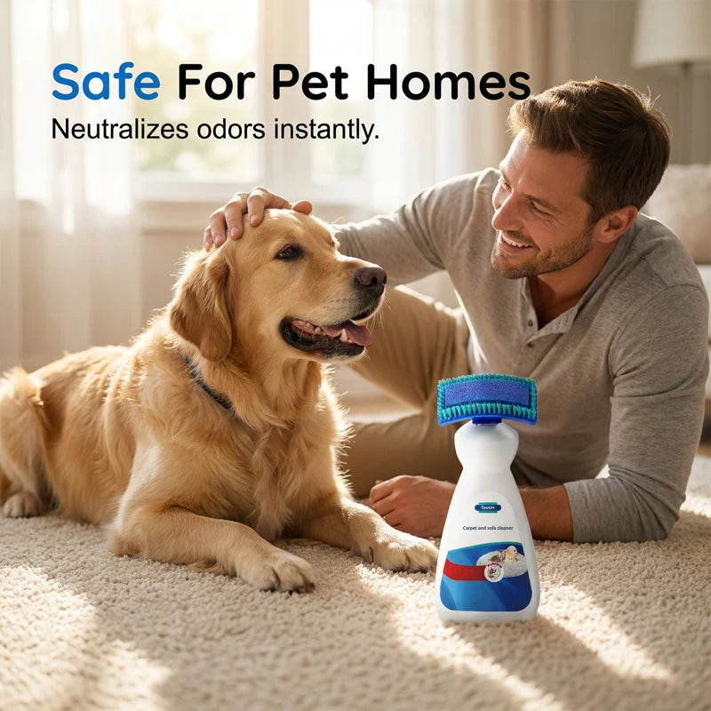Carpet & Upholstery Cleaner No-Rinse With Brush