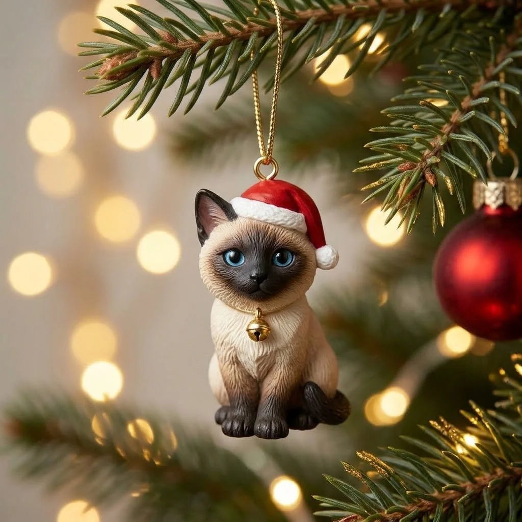Cat Advent Calendar 24 Unique Acrylic Ornaments
