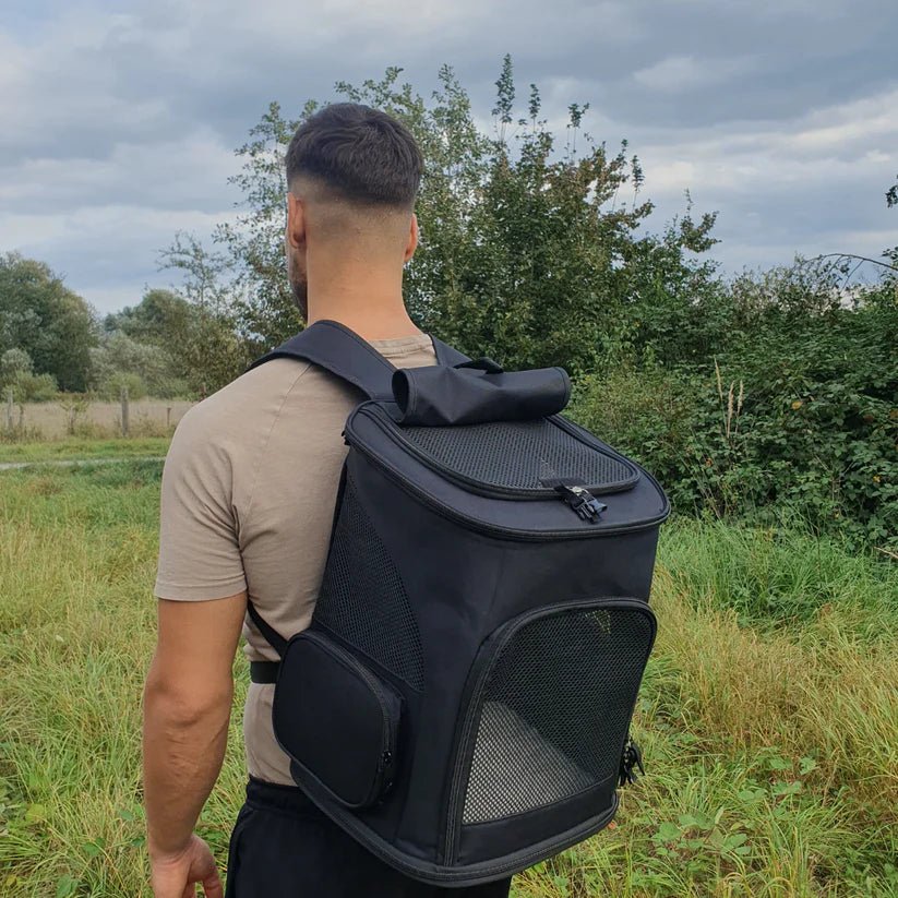 Cat Backpack Carrier Clear Viewing Dome Breathable Padded Straps