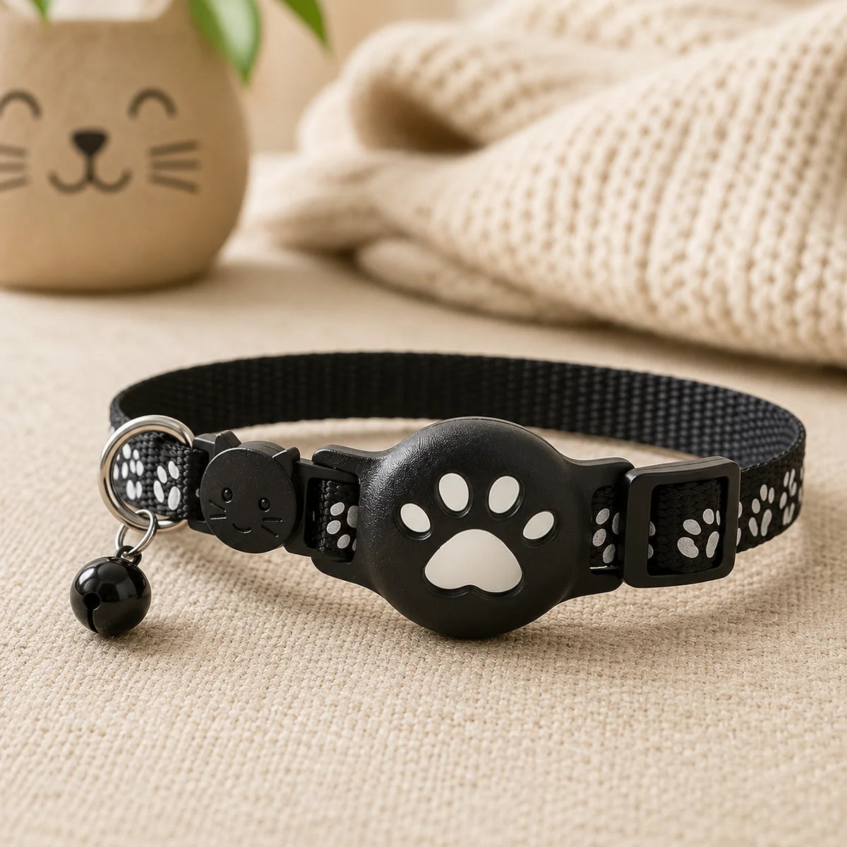 Cat Collar GPS Tracking Reflective Water-Resistant