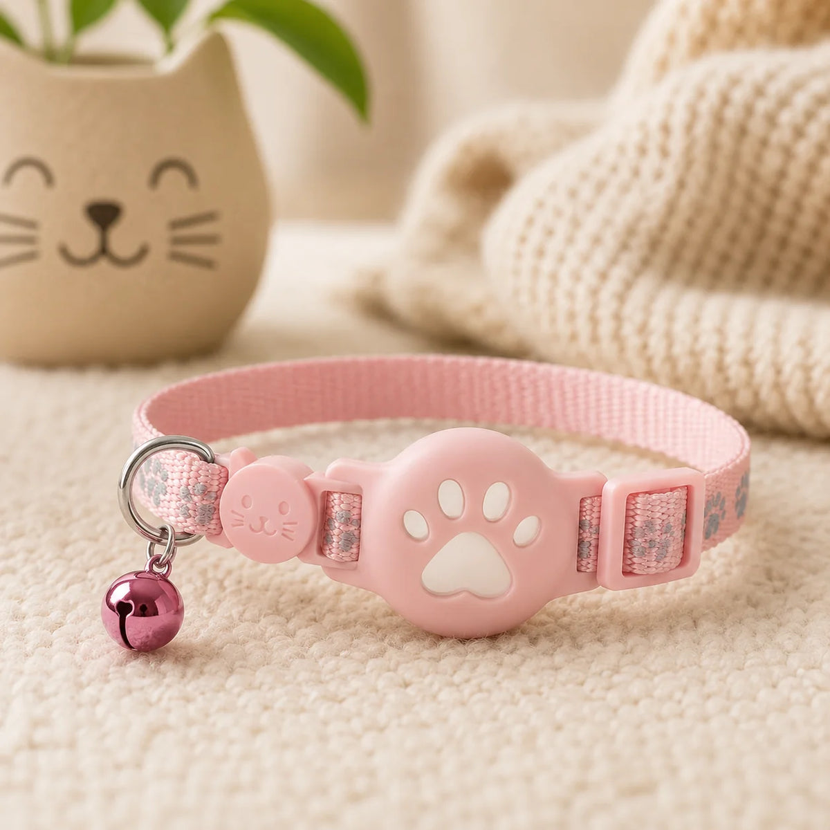 Cat Collar GPS Tracking Reflective Water-Resistant