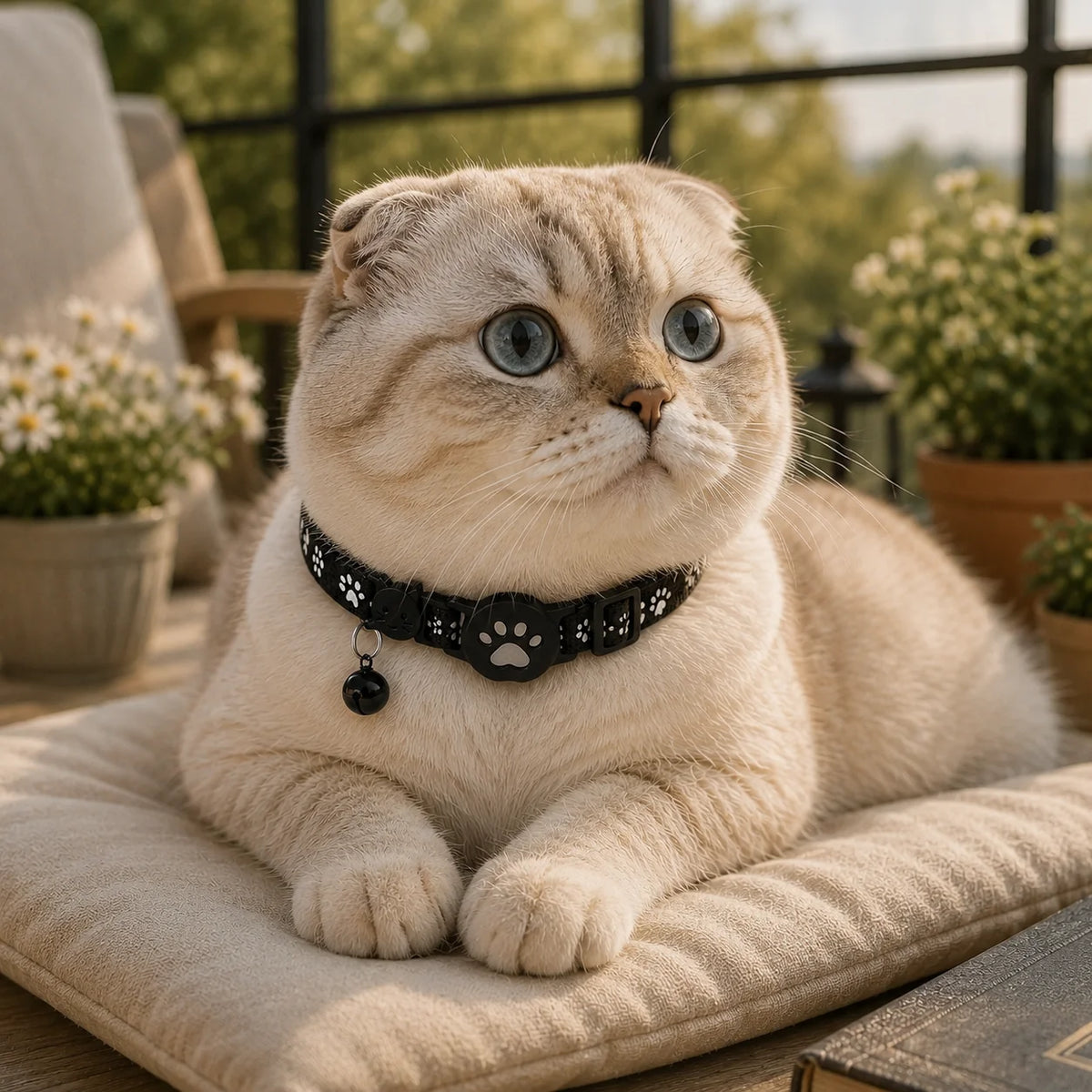 Cat Collar GPS Tracking Reflective Water-Resistant