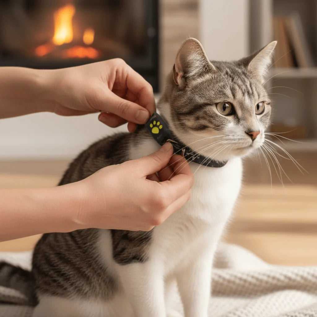 Cat GPS Tracker Real-Time Location Rechargeable No Subscription