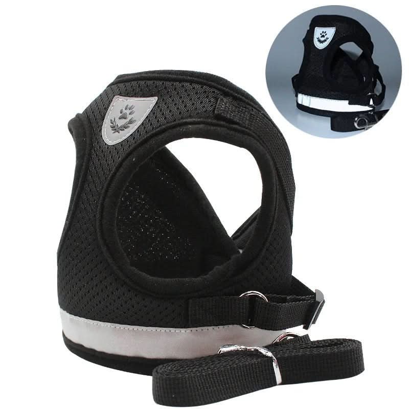Cat Harness Adjustable Reflective With Leash Included
