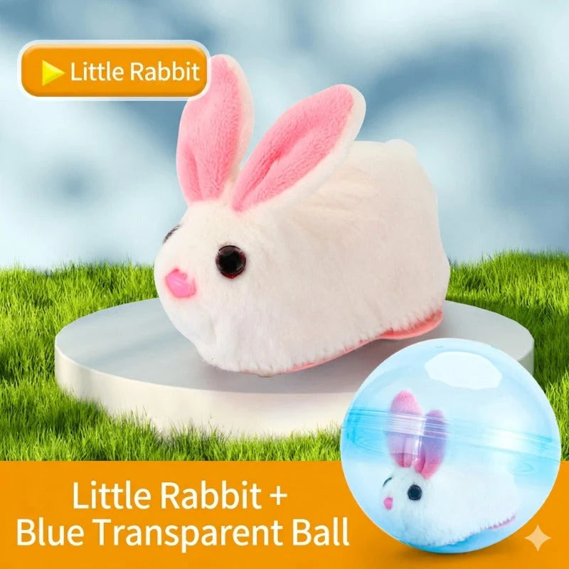 Cat Toy Ball Self-Rolling Obstacle Avoidance Plush Prey Inside