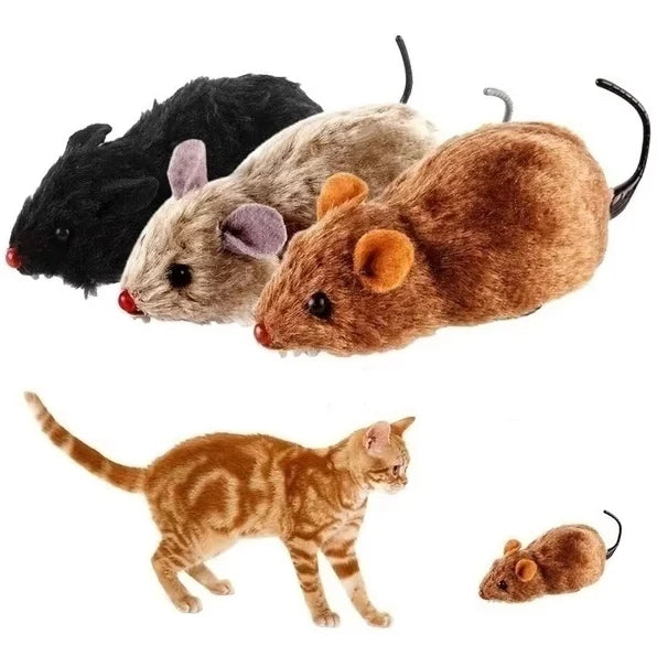 Cat Toy Mouse Automatic Random Motion Battery Operated Non-Toxic