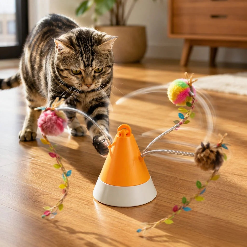 Cat Toy Rotating Laser Teaser USB-C Rechargeable