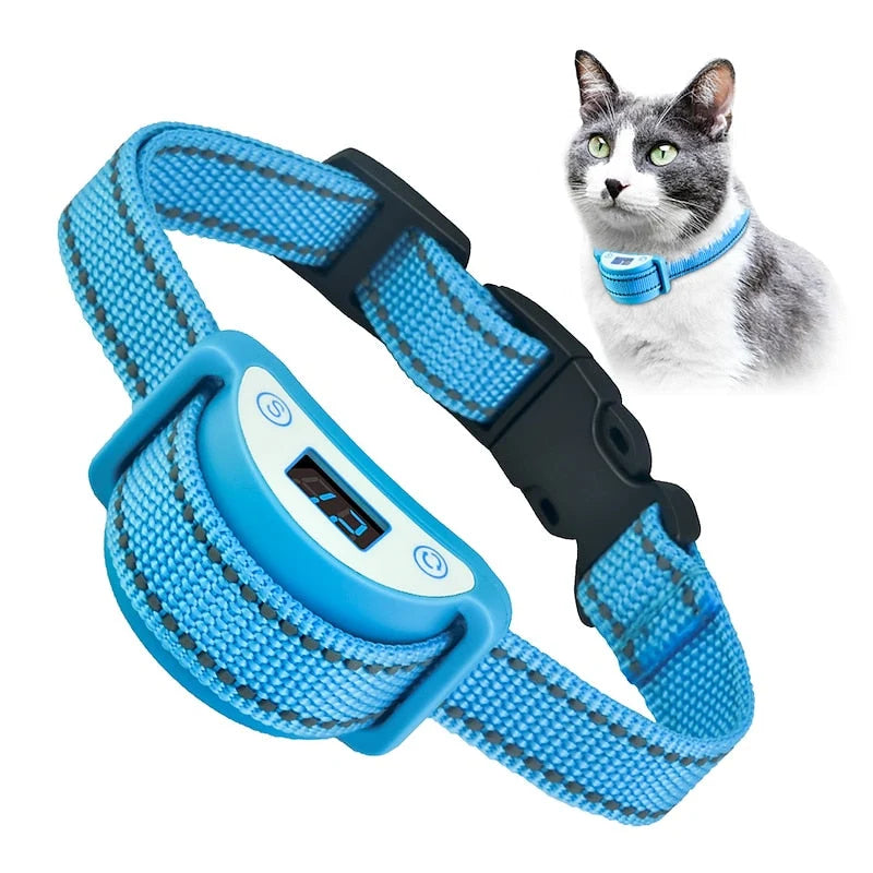 Cat Training Collar Sound Vibration & Shock Modes