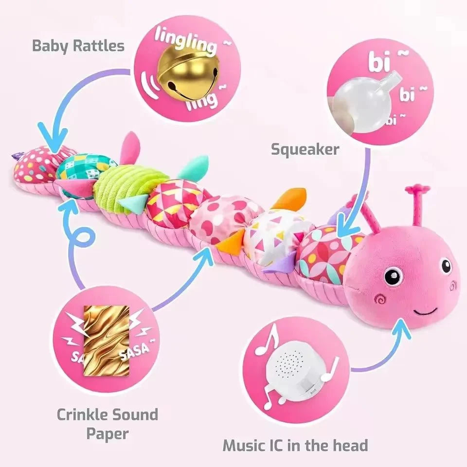 Caterpillar Plush Toy Musical Sensory Play