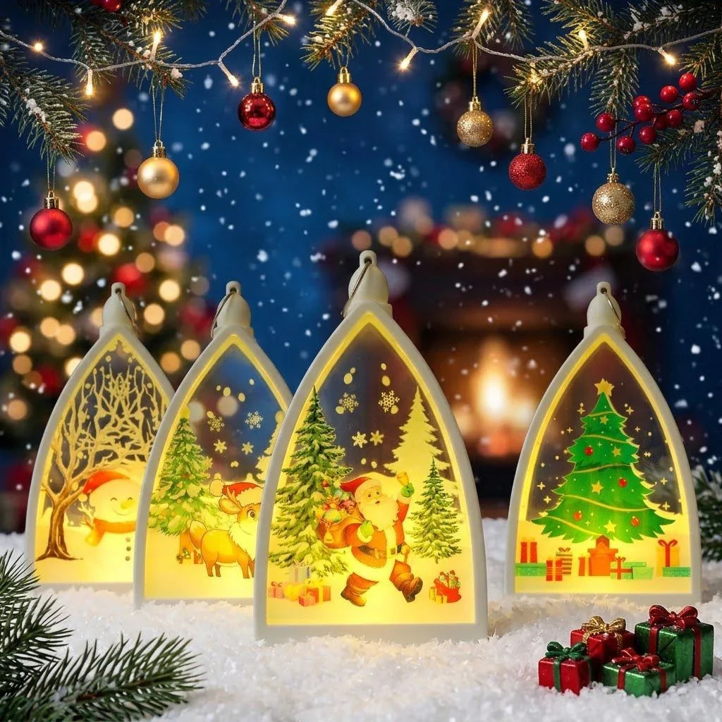 Cathedral Decoration Energy-Saving LED Reindeer Motif