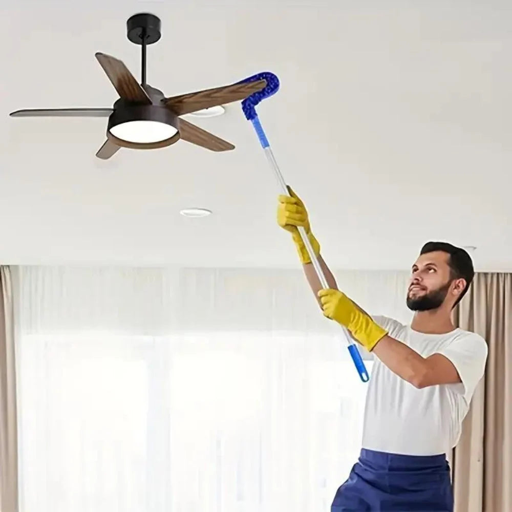 Ceiling Fan Duster Extendable Aluminum Pole & Microfiber Head