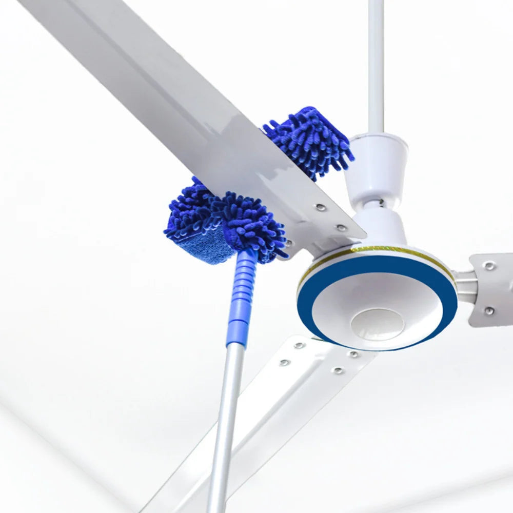 Ceiling Fan Duster Extendable Aluminum Pole & Microfiber Head