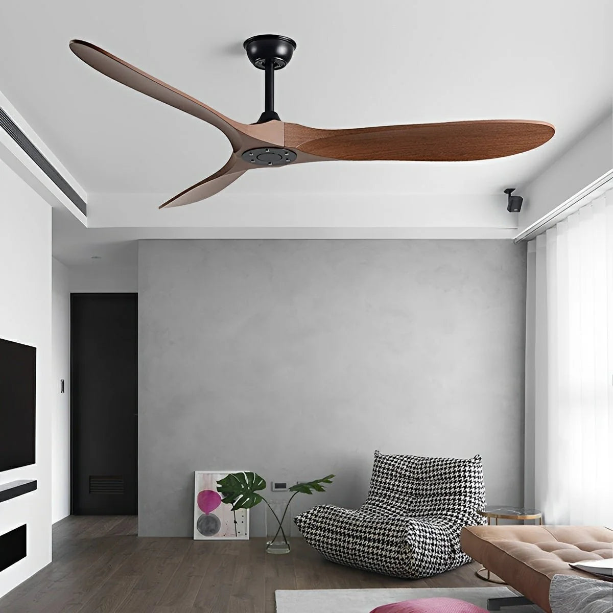 Ceiling Fan Reversible Airflow Quiet DC Motor
