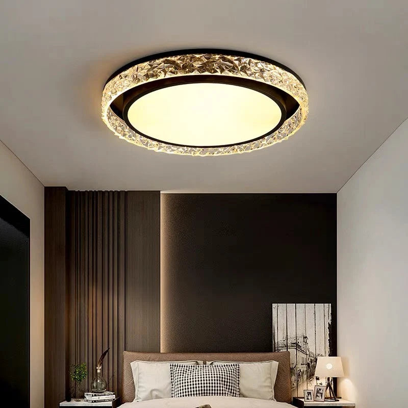 Ceiling Light Crystal Halo Integrated LED & Remote Dimming