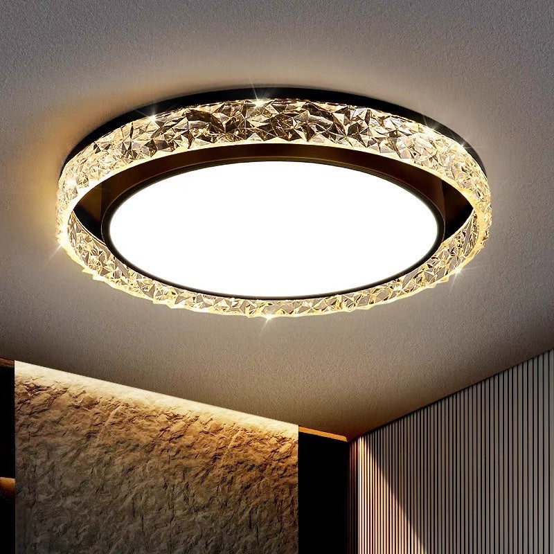 Ceiling Light Crystal Halo Integrated LED & Remote Dimming