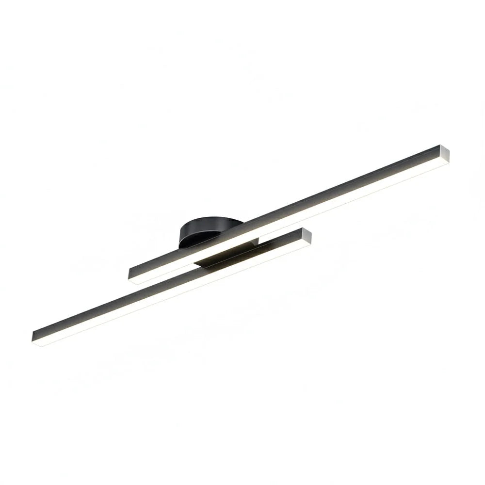 Ceiling Light Double LED Strips Semi-Flush Mount