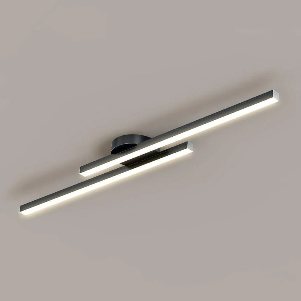 Ceiling Light Double LED Strips Semi-Flush Mount