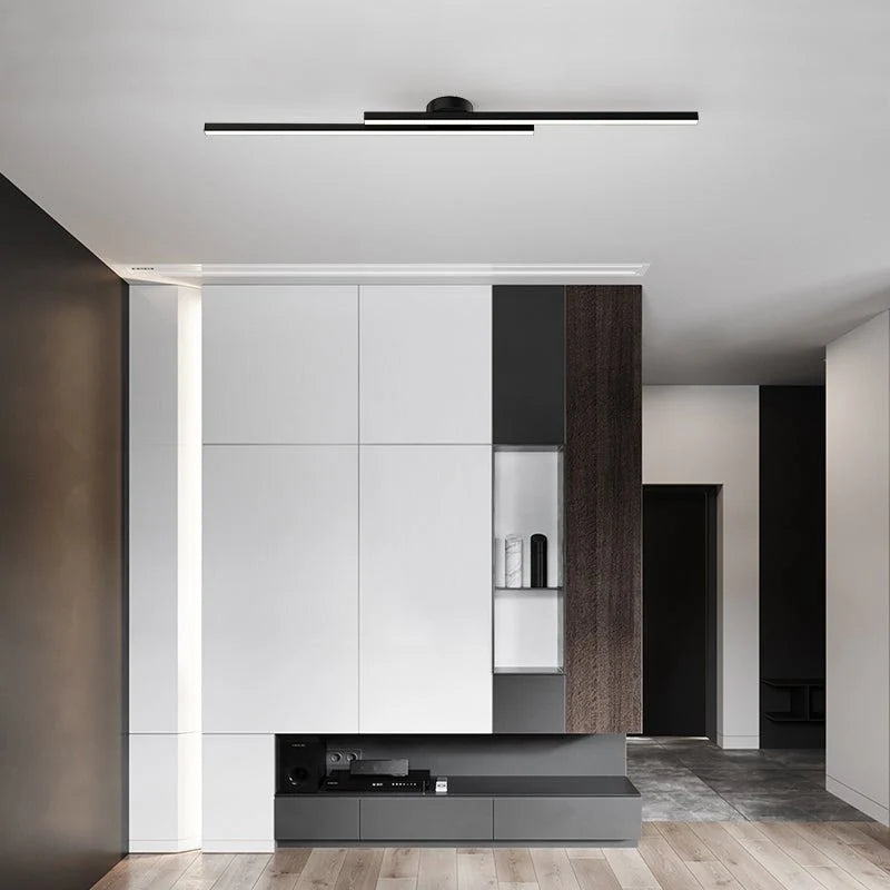Ceiling Light Double LED Strips Semi-Flush Mount