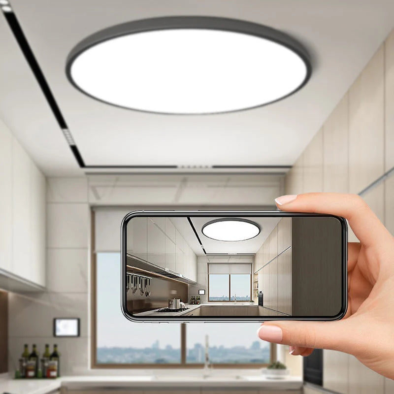 Ceiling Light Flush Mount IP54 Splash-Resistant Adjustable Color LED