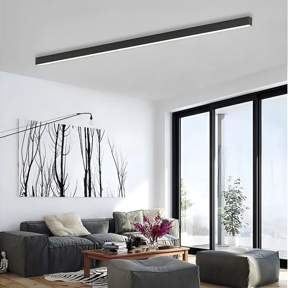 Ceiling Light Linear Dimmable Adjustable Color Temperature