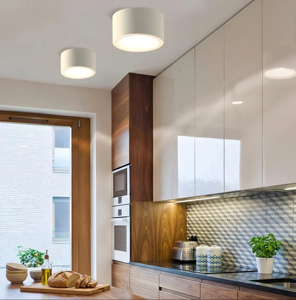 Ceiling Light Low-Profile Surface-Mounted Adjustable Color Temperature
