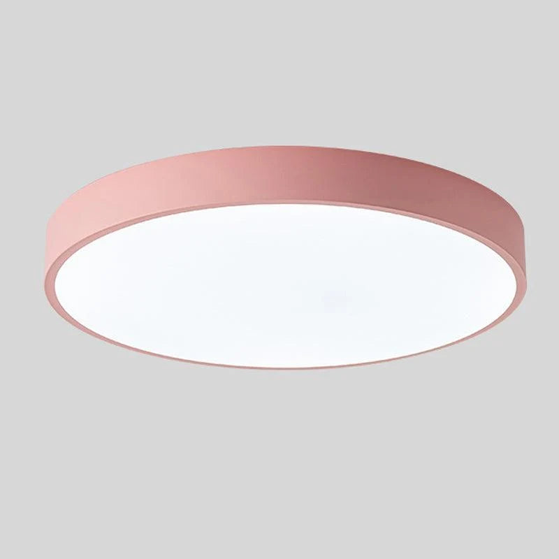 Ceiling Light Round Macaron Design Built-In LED